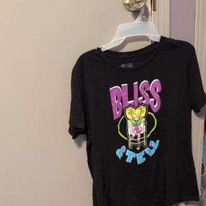 WWE Black Bliss & Tell Short Sleeve Tee